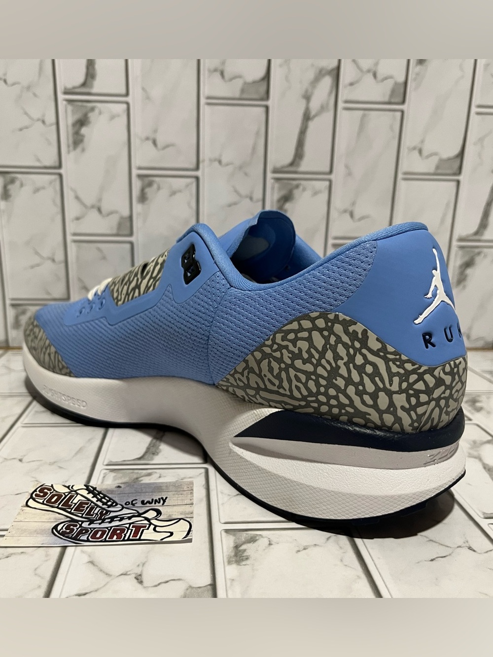 New Nike Air Jordan Racer 89 PE Player Exclusive Training Shoes UNC Tarheels Men - Picture 10 of 14